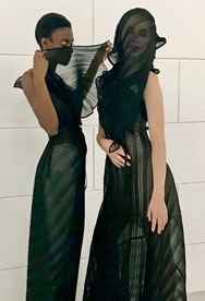 „blackout" Coll. SS ’19 — Knitwear & Eventdress — Look 8